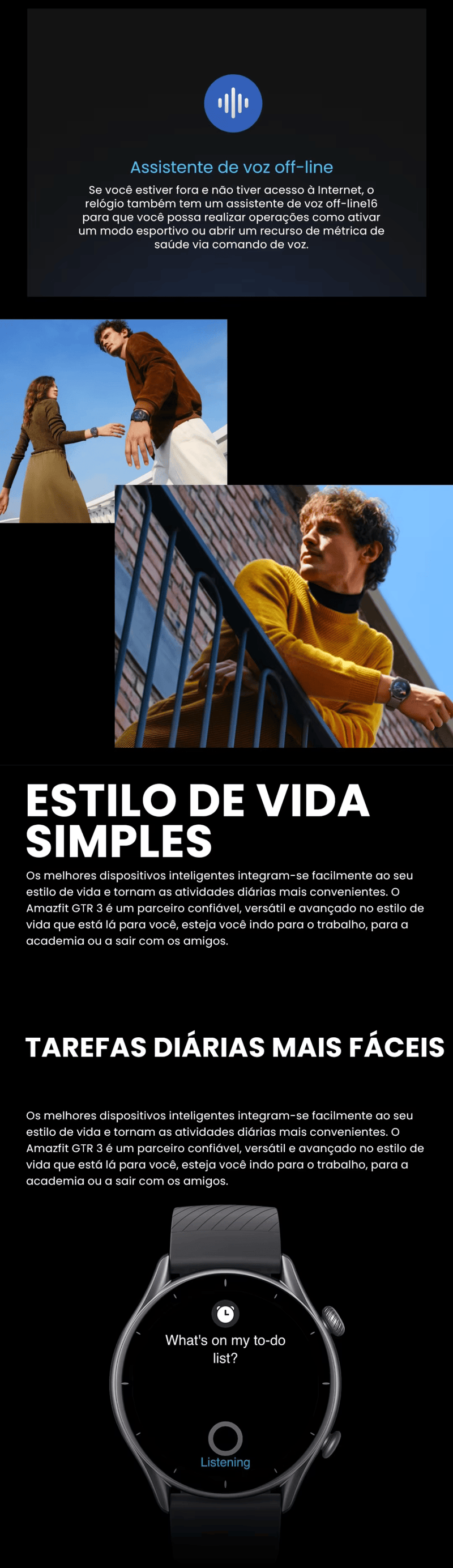 Amazfit GTR 3 - Smartwatch Inteligente