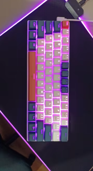 Machenike K500-B61 - Teclado Mecânico Mini 60%
