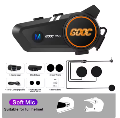 RideSound Max Fone de ouvido sem fio para capacete